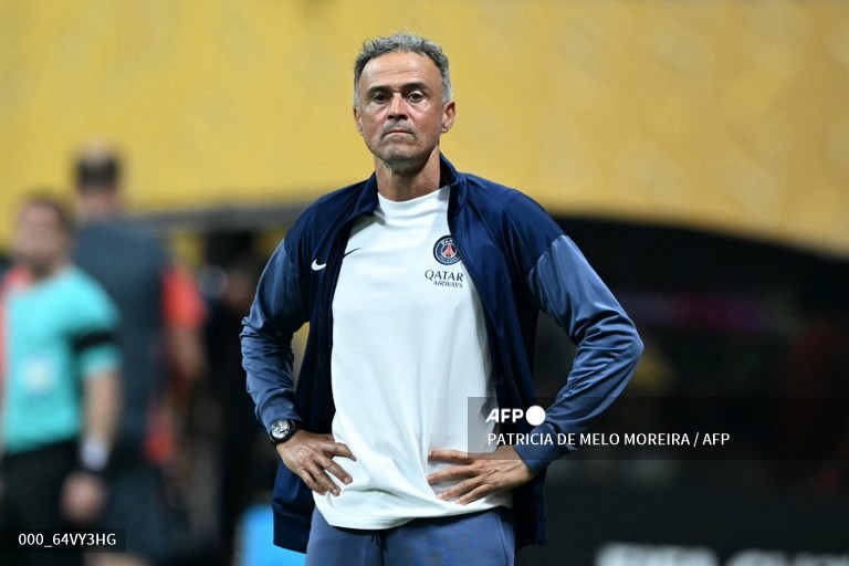 Pelatih PSG, Luis Enrique (AFP/Patricia De Melo Moreira)
