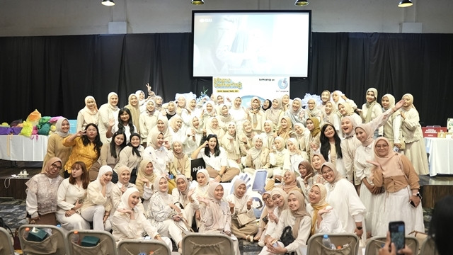  Sebanyak 100 momfluencer dari Komunitas Ibu2Canggih hadir di Moms Gathering Special National Family Day di HeArt Space 2.0. (Foto: Dok. Istimewa)