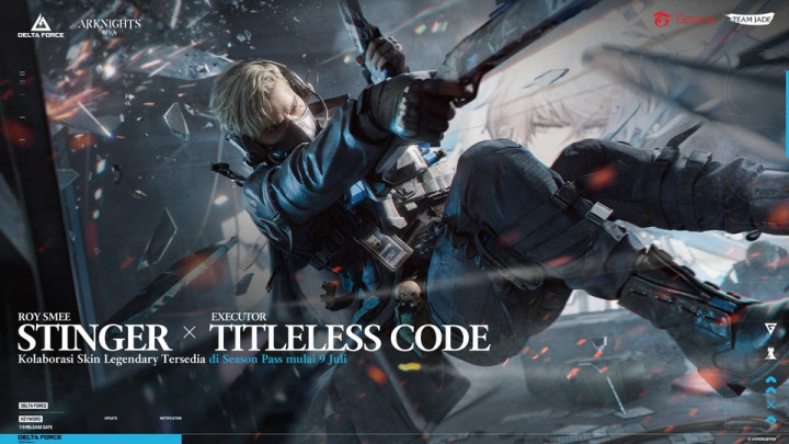 9 Juli, Garena Delta Force Hadirkan Kolaborasi Arknights