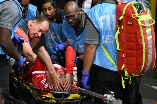 Detik-detik Musiala Patah Pergelangan Kaki usai Bertabrakan dengan Donnaruma