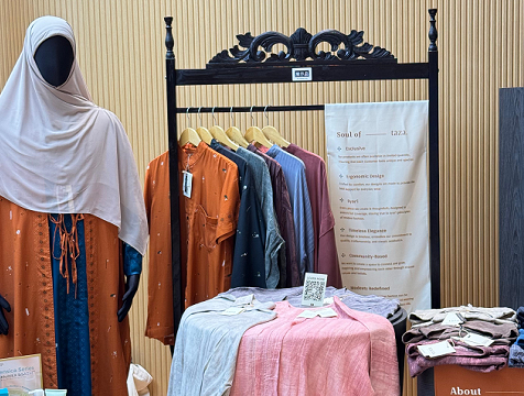 TAZA menjadi brand modest syar'i Indonesia di ajang World Expo 2025 Osaka. (Foto: Dok. Istimewa)