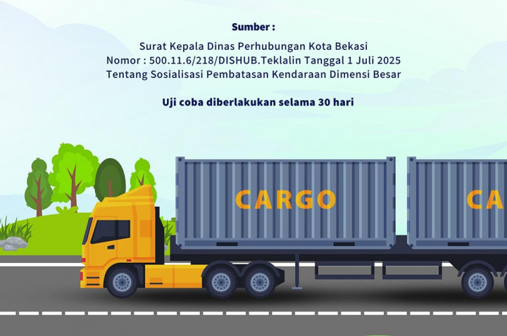 Bekasi Bakal Uji Coba Pembatasan Truk di Gerbang Tol Jatiasih, Ini Rutenya