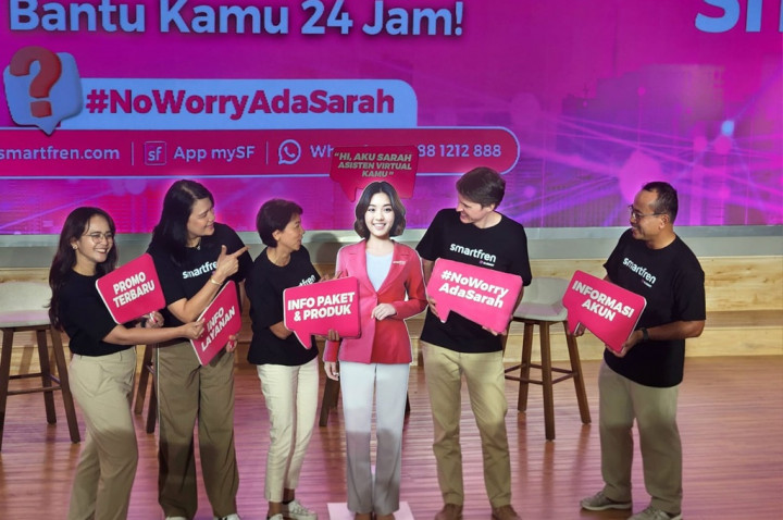Sarah, Asisten Virtual AI 24/7 Baru Punya Smartfren