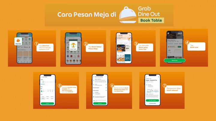 Reservasi Anti Ribet, Grab Pesan Meja di Lebih dari 2.000 Restoran