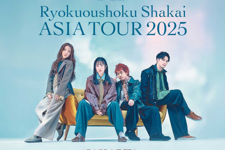 Info Lengkap Tiket Konser Perdana Ryokuoushoku Shakai di Jakarta