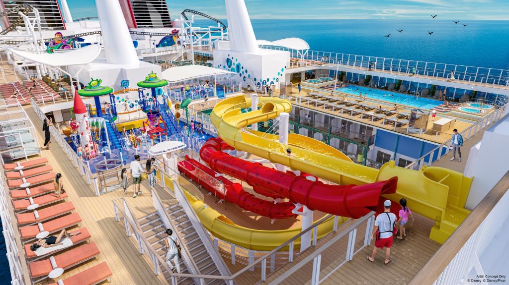 View di atas kapal Disney Adventure. Dok. Disney Adventure