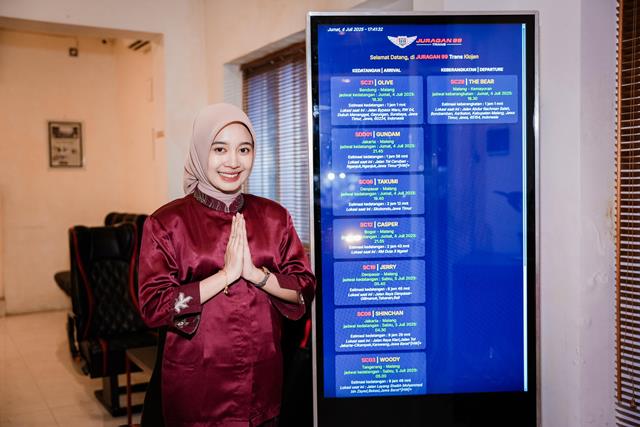  Juragan99 Trans, PO Bus pertama dengan ETA Board. (Foto: Dok. Istimewa)