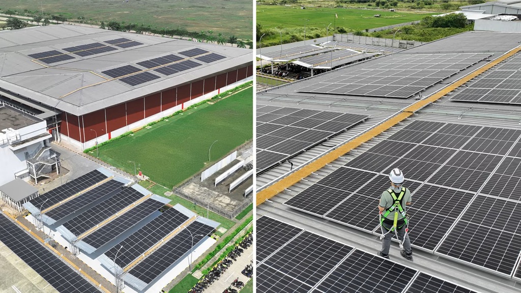 Dengan sistem panel surya ini, Mowilex memperkirakan akan mengurangi penggunaan energi tidak terbarukan hingga 25% setiap tahunnya. Dok. Mowilex Indonesia