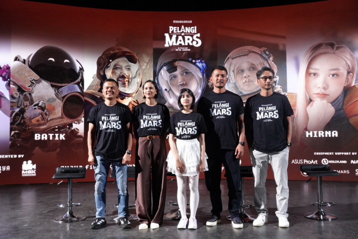 Lutesha hingga Rio Dewanto Bintangi Pelangi di Mars, Film Robot Berteknologi Canggih