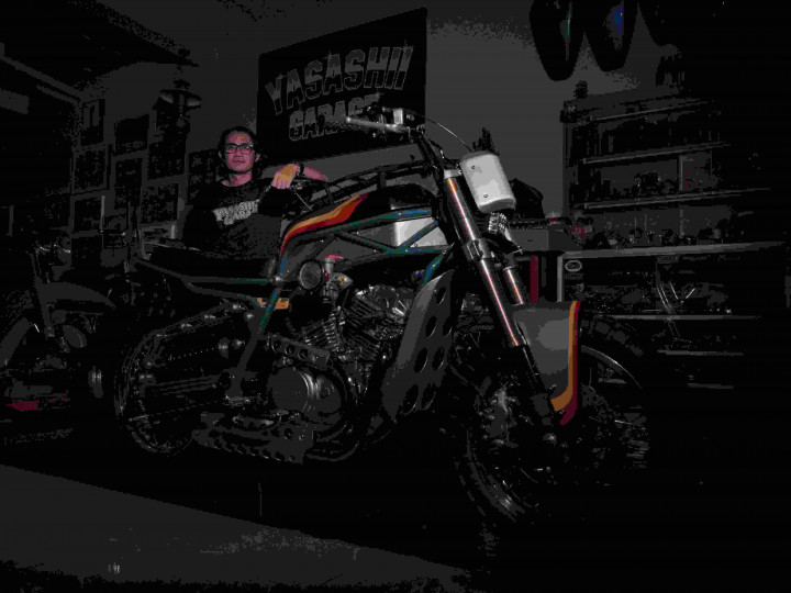 Deretan Motor Kustom Karya Builder Nasional 'Tebar Pesona' di Bandung