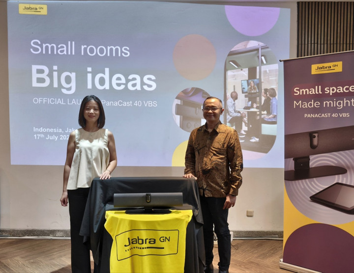 Jabra PanaCast 40 VBS, Video Bar 180 Derajat untuk Ruang Meeting Kecil