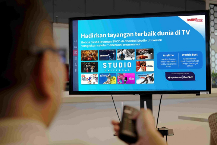 Telkomsel Manjakan Penggemar Film, Bawa Channel Studio Universal di IndiHome TV