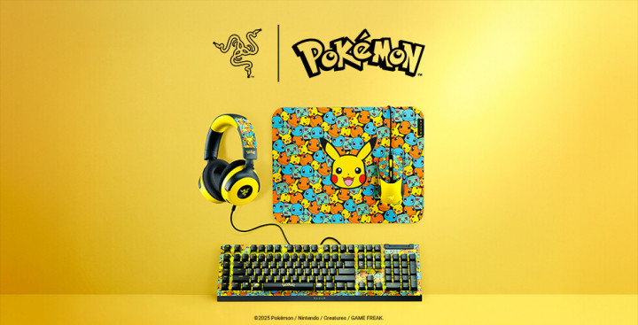 Ada Koleksi Pokémon dari Gaming Gear Razer, dari Keyboard Sampai Mousepad