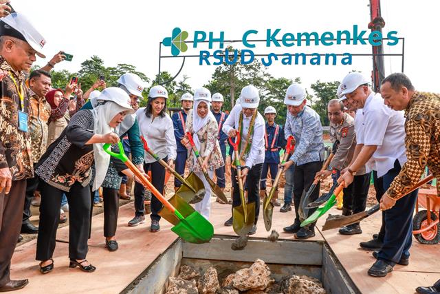  Menkes tegaskan pembangunan PHTC bagian dari amanah presiden untuk bangun 66 rumah sakit tipe C di wilayah terpencil. (Foto: Dok. Birkom Kemenkes)