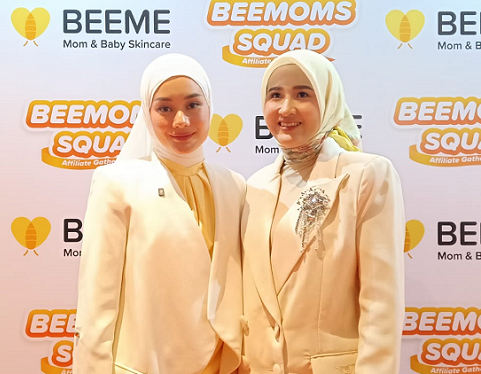 Dinda Hauw dan Sheyla Taradia Habib, Founder dari BEEME. (Foto: Dok. Yuni)