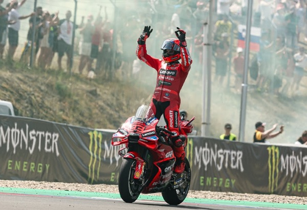 Marc Marquez jadi pembalap Ducati pertama yang menang lima balapan Grand Prix beruntun. dok. ducati