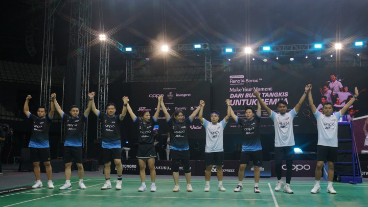 Oppo dan IOA Galang Rp2,5 Miliar Bareng Legenda Bulu Tangkis