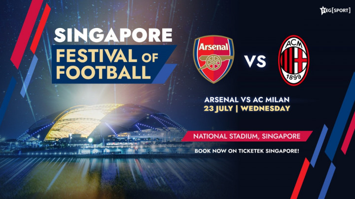 Jadwal Siaran Langsung Arsenal vs AC Milan di Singapura, Tayang di Mana?