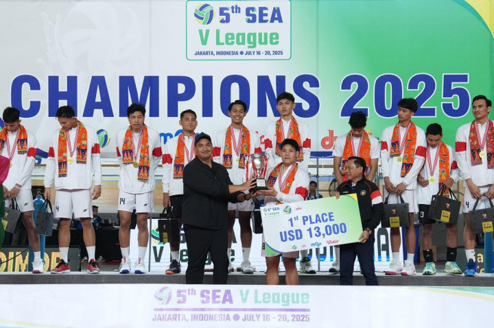 Indonesia Juara SEA V League 2025 Leg 2