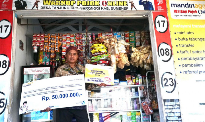 Bank Mandiri Perkuat Komitmen Dukung Ekonomi Kerakyatan Lewat Perluasan Mandiri Agen