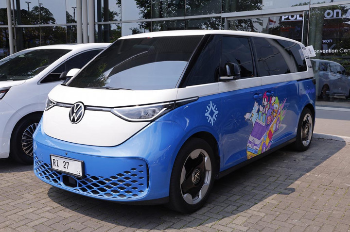 Volkswagen Gandeng Kemenparekraf, Pamerkan ID. BUZZ yang 'Dilukis'