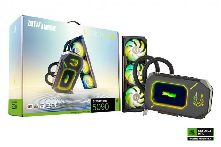 Zotac Rilis Kartu Grafis RTX 5090 ArcticStorm AIO dan RTX 5060 Low Profile