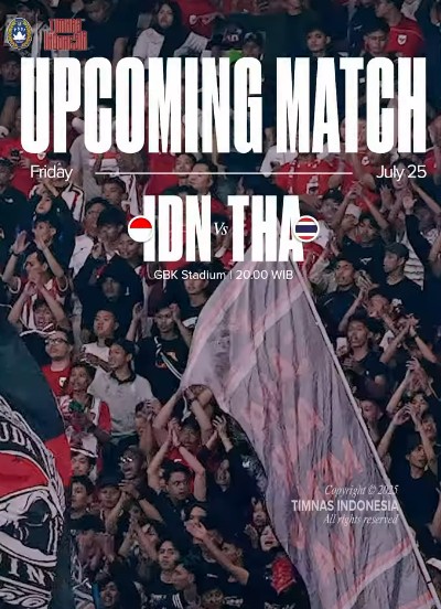 Jadwal Siaran Langsung Indonesia vs Thailand di Semifinal Piala AFF 2025, Kick Off 20.00 WIB