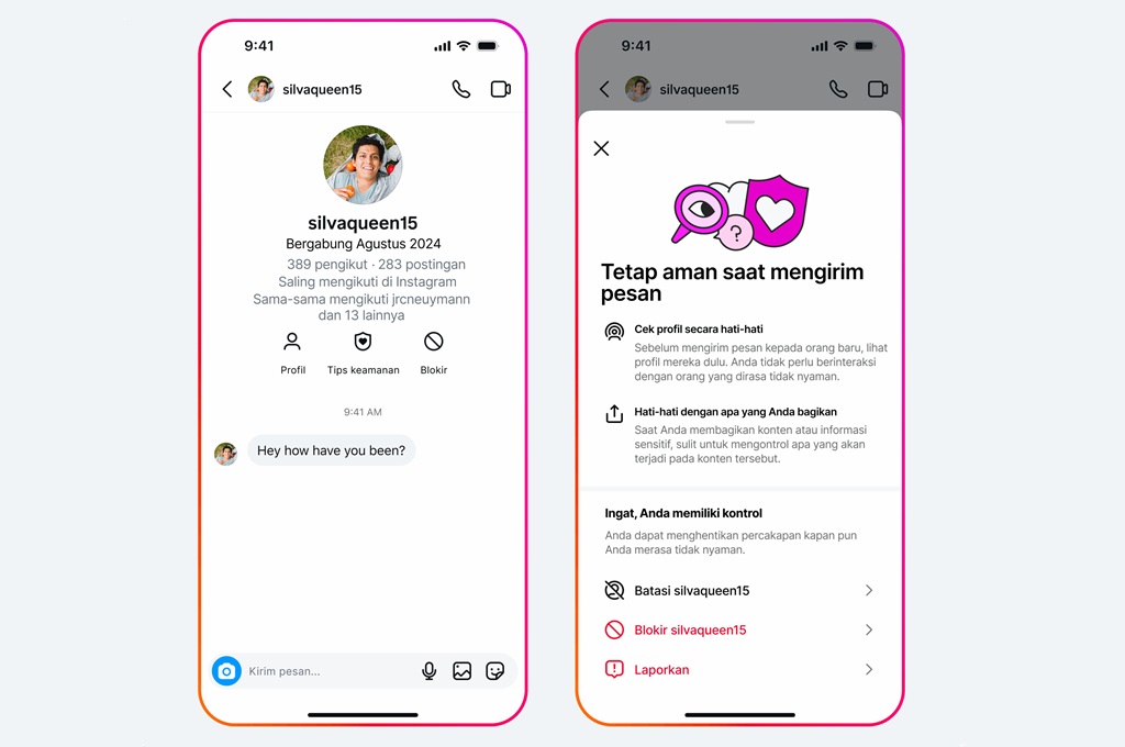 Meta memperkenalkan pembaruan mencakup serangkaian fitur keamanan dan perluasan perlindungan untuk akun remaja.