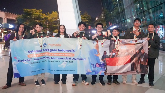 Top! Siswa Indonesia Bawa Pulang Medali dari Olimpiade Matematika Internasional 2025