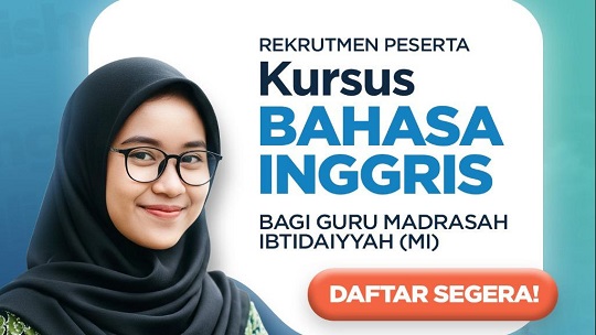 Guru MI Merapat, Ada Beasiswa Kursus Bahasa Inggris NIh! Kuota Cuma 300