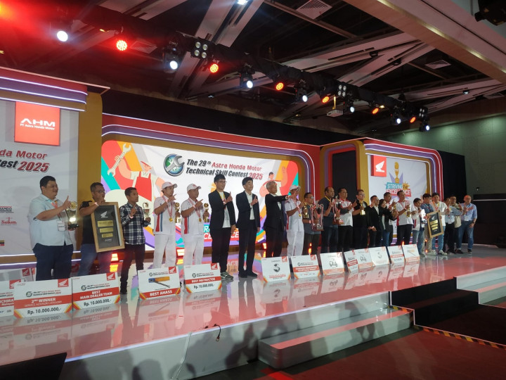 Selamat! Ini Nama-nama Pemenang Astra Honda Motor Technical Skill Contest  2025