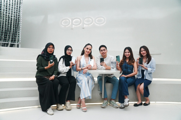 Penjualan Perdana Oppo Reno14 Series Dimeriahkan oleh Cinta Laura