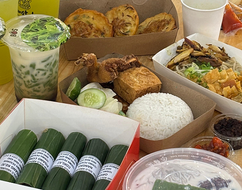 50 jenis makanan dan minuman di Kampung Kuliner Nusantara Vol.4, Cibubur Junction. (Foto: Dok. Istimewa)