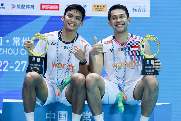 China Open 2025: Fajar/Fikri Dedikasikan Juara untuk Mendiang Iie Sumirat