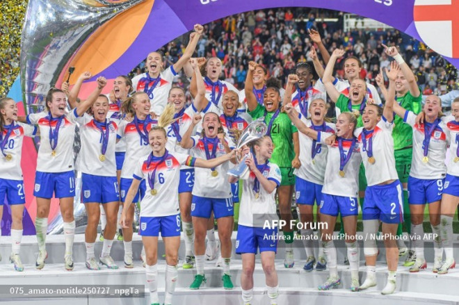 Skuat Timnas Wanita Inggris juara Euro 2025-Foto AFP