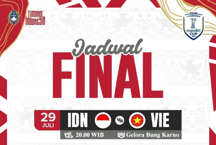 Jadwal Siaran Langsung Vietnam vs Indonesia di Final Piala AFF U-23 2025