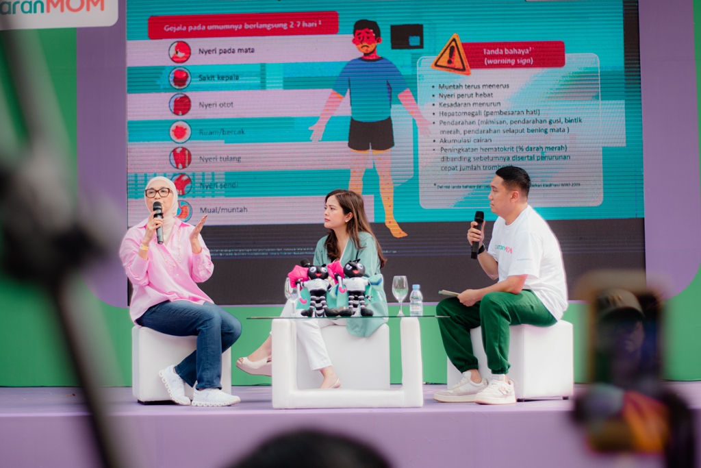 Talk show CegahDBD bertajuk: Science Heroes – Pahlawan Cilik Cegah DBD dalam rangkaian acara Festival Hari Anak. Dok. Ist