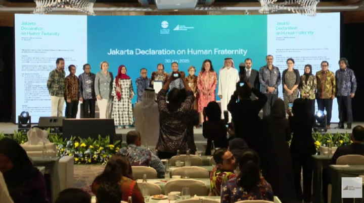 'Deklarasi Jakarta' tentang Persaudaraan Manusia’ Tutup Konferensi Internasional UIII dan HCHF