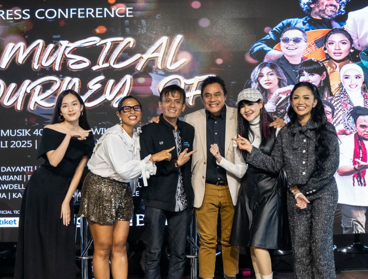 Kris Dayanti Jadikan Konser Dwiki Dharmawan Ajang Reuni