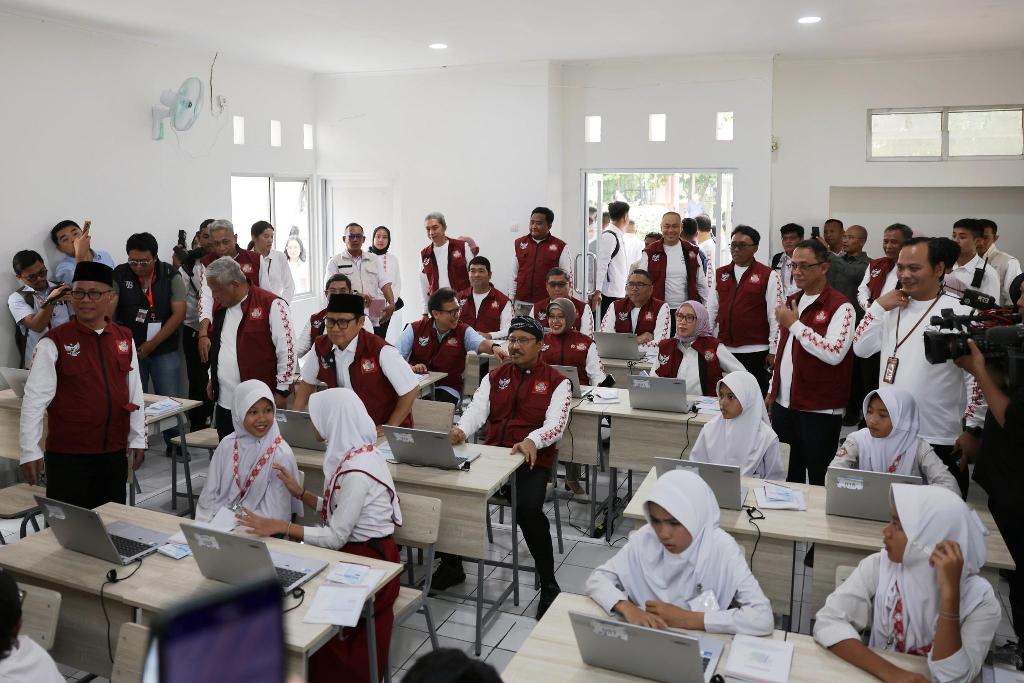 Pelaksanaan CKG di sekolah telah dimulai lebih awal di 72 sekolah rakyat berasrama. Dok. Kemenkes