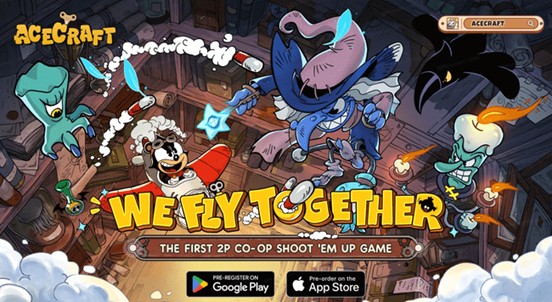 Game Acecraft Angkat Estetika Kartun Klasik Dicampur Bullet Hell Co-Op