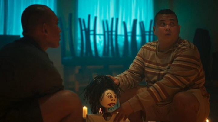 Aksi Lolox dan Oki Rengga Main Jaelangkung di Film Tiba-Tiba Setan