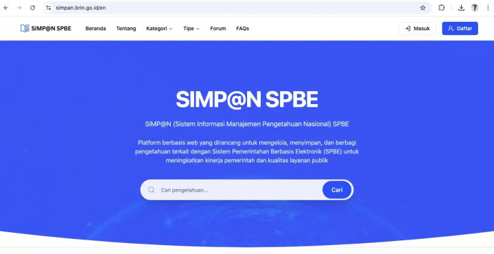 SIMP@N, Kolaborasi dan Transformasi Pengetahuan Digital SPBE Nasional