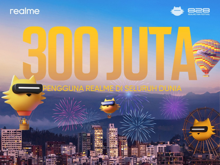 7 Tahun, realme Tembus 300 Juta Pengguna Global, Ini Strategi Selanjutnya