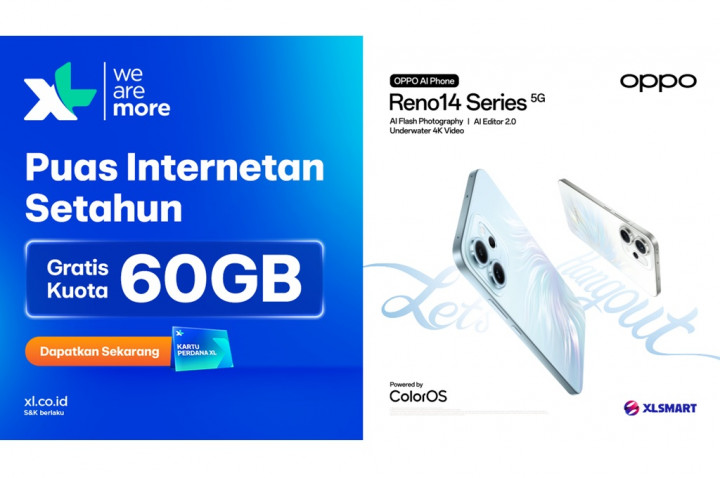 XL Gandeng Oppo dan Motorola Hadirkan Bundling HP