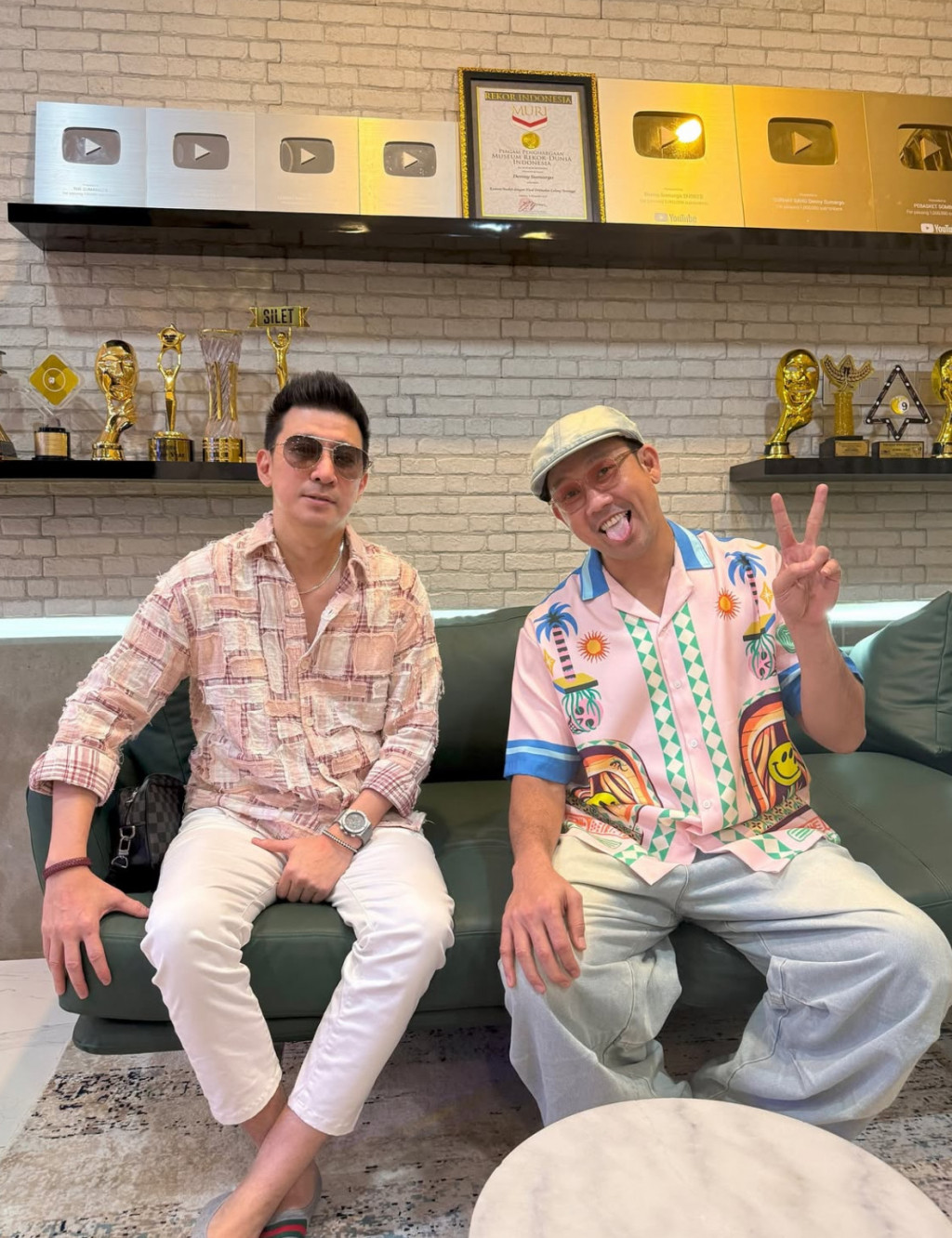 Christopher Sebastian ayah Ryu Kintaro bersama Deddy Sumargo (foto: instagram)