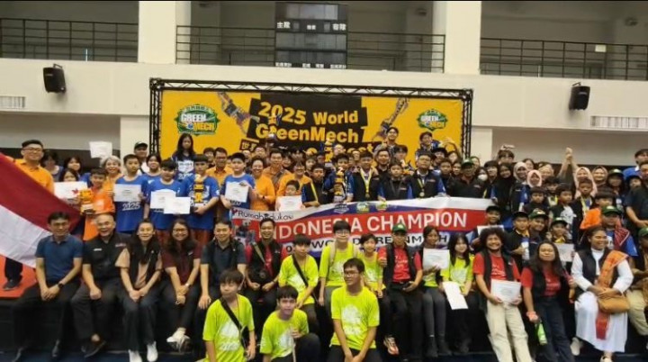 Borong Puluhan Penghargaan di World GreenMech 2025, Tim Indonesia Berjaya di R4M Basic