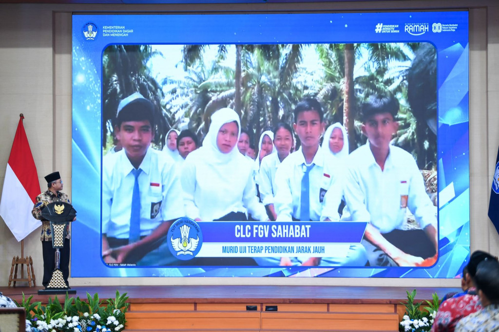 Peluncuran Uji Terap PJJ. Foto: BKHM