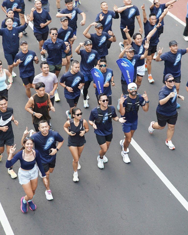 Event yang menggabungkan dua tantangan yaitu lari sejauh 7 kilometer dan body combat bekerja sama dengan Celebrity Fitness. Dok. Ist