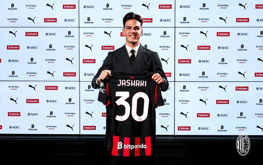 Gelandang AC Milan, Ardon Jashari (acmilan.com)